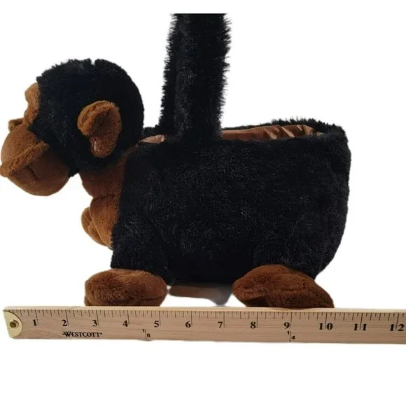 Dan Dee Collectors Choice Plush Stuffed Monkey Easter Basket Brown NWOT - Picture 8 of 9
